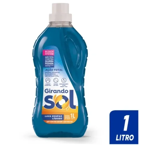 LAVA ROUPAS GIRANDO SOL ACAO TOTAL LIQ 1L