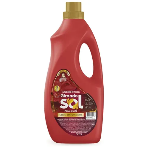 AMACIANTE GIRANDO SOL PAIXAO SECRETA VERMELHO 2L