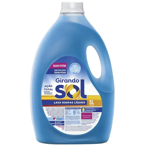 LAVA ROUPA GIRANDO SOL  ACAO TOTAL 5L