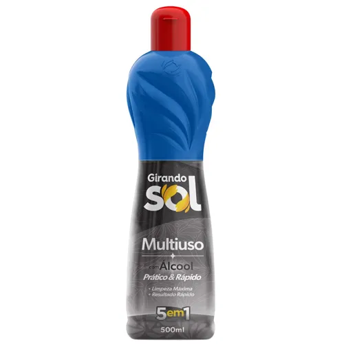 LIMPADOR MULTIUSO GIRANDO SOL 500ML C/ALCOOL