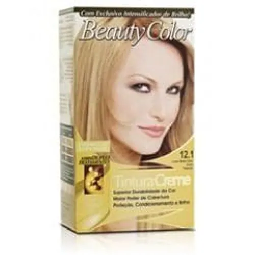TINTURA BEAUTY COLOR 12.1 LOURO MEDIO CLARO CINZA