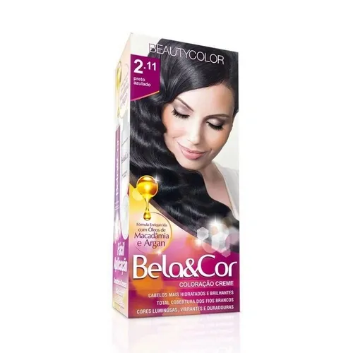 Tinta Bela&Cor 2.11 Preto Azulado 1Un