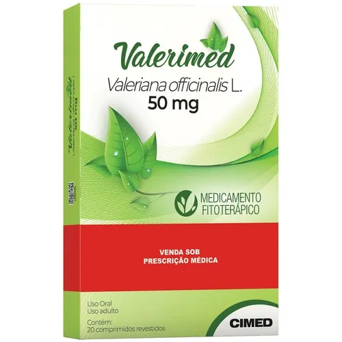VALERIMED 50MG 20 COMPRIMIDOS