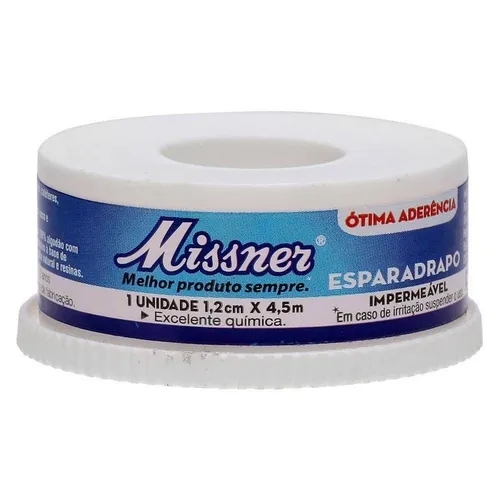 ESPARADRAPO MISSNER IMPERMEAVEL 1,2CMX4,5M 1UN