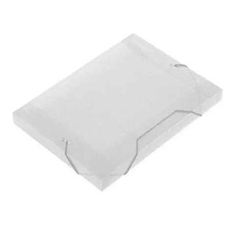 PASTA OFICIO 18MM CRISTAL POLIBRAS