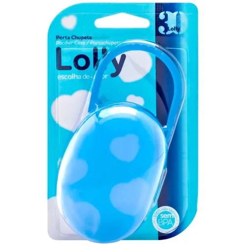 PORTA CHUPETA LOLLY COLOR AZ BL 1UN
