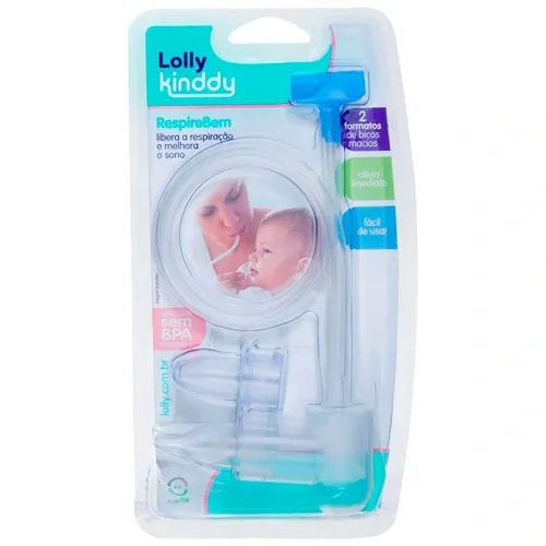 ASPIRADOR NASAL LOLLY KINDDY R.BEM SUC 1UN