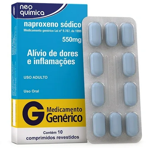 NAPROXENO 550MG 10 COMPRIMIDOS NEO QUIM