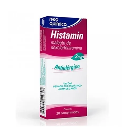 HISTAMIN 2 MG C/20 COMPRIMIDOS