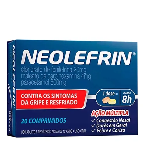 NEOLEFRIN 20 COMPRIMIDOS
