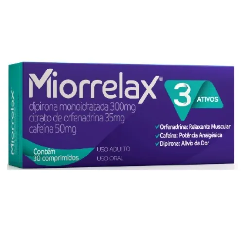 MIORRELAX 30COMPRIMIDO