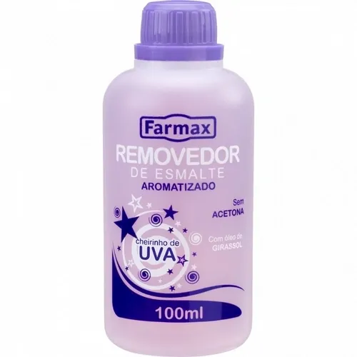 REMOVEDOR DE ESMALTE FARMAX 100ML UVA