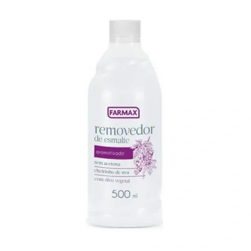 REMOVEDOR DE ESMALTE FARMAX 500ML UVA