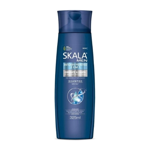 SHAMPOO SKALA MEN ANTICASPA 2 EM 1 325ML