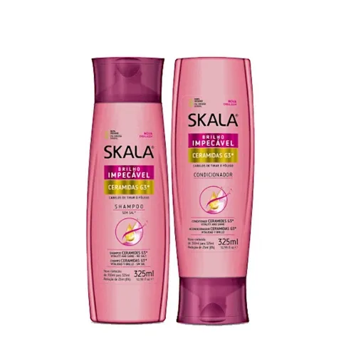 KIT SHAMPOO E CONDICIONADOR SKALA CERAMIDAS PLUS 325ML