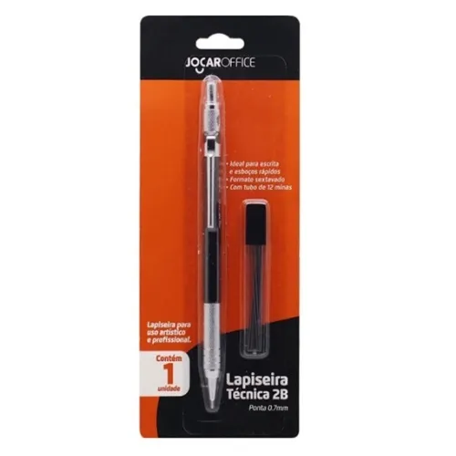 Lapiseira Jocar 0.7Mm C/Graf 1