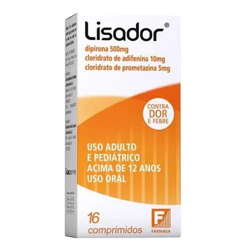 LISADOR 500MG 16 COMPRIMIDOS