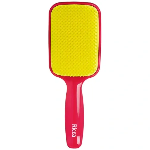 ESCOVA DE CABELO RICCA RAQUETE FLEX PINK