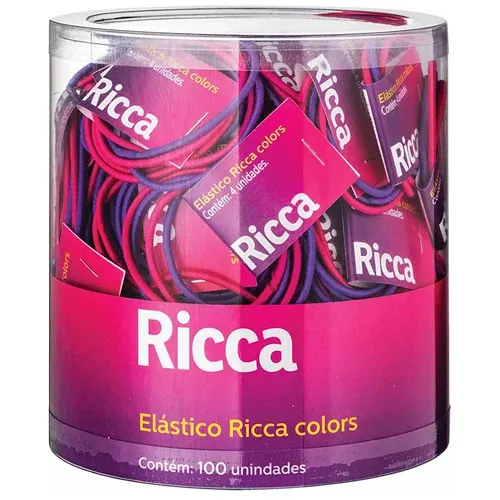 RABICO ELASTICO RICCA COLORS POTE 100UN