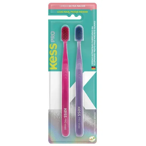 ESCOVA DENTAL KESS PRO EXTRA MACIA 2UN