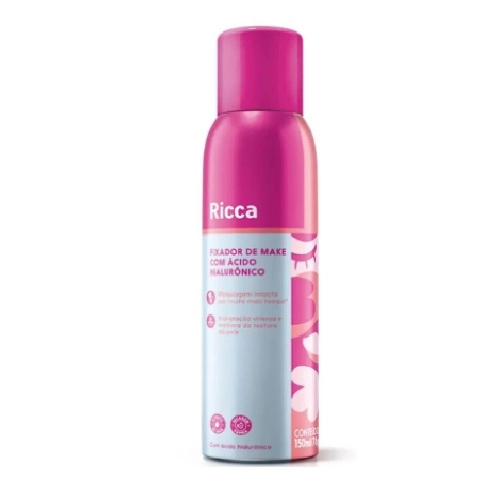 FIXADOR MAQUIAGEM RICCA ACIDO HIALURONICO 150ML