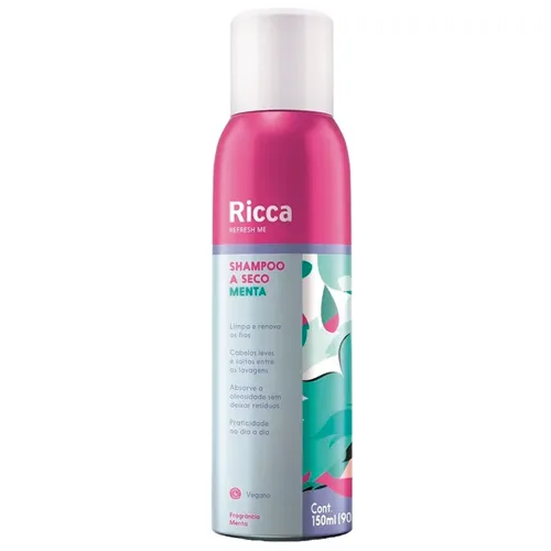 SHAMPOO A SECO RICCA MENTA SPRAY 150ML