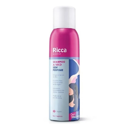SHAMPOO RICCA A SECO SEM PERFUME 150ML