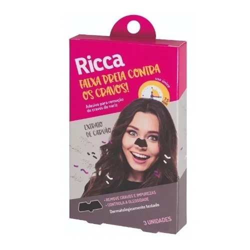 FITA ADESIVA PARA NARIZ REMOVEDOR DE CRAVOS 3UN