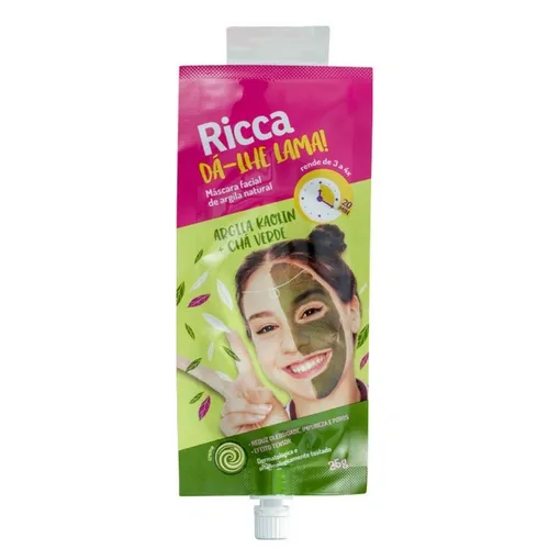 MASCARA FACIAL RICCA ARGILA NATURAL 25G