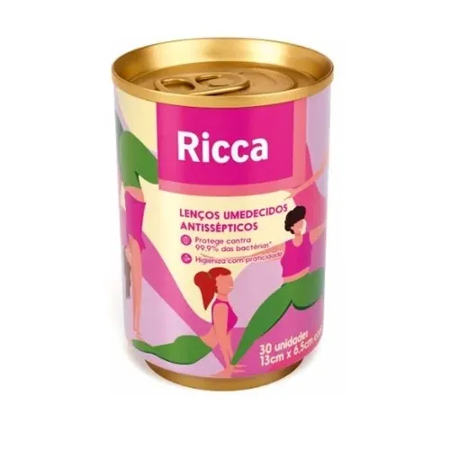 Lencos Umedecidos Ricca  Antisseptico 30Un