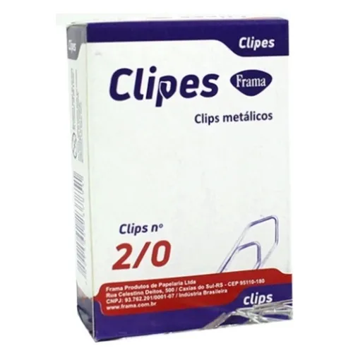 CLIPS GALVANIZADO ACO 2/0 100 UNIDADES