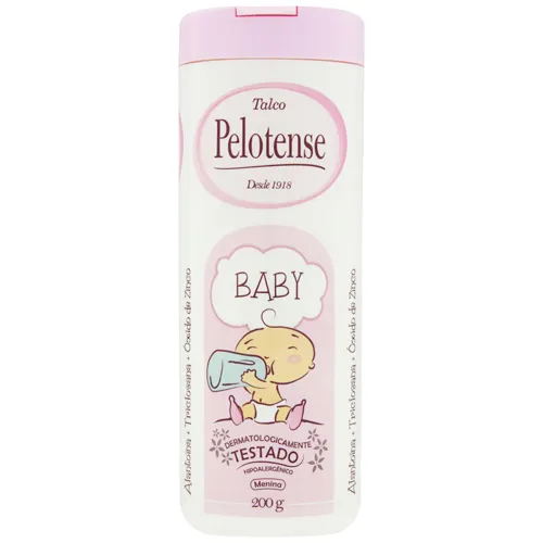 TALCO PELOTENSE BABY ROSA PO 180G
