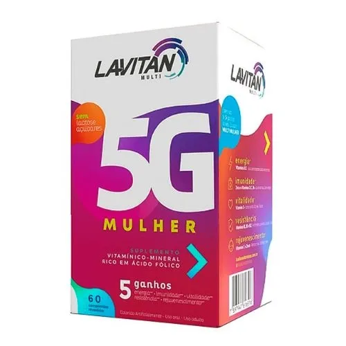 LAVITAN SUPER FORMULA A-Z +MULHER 60CP