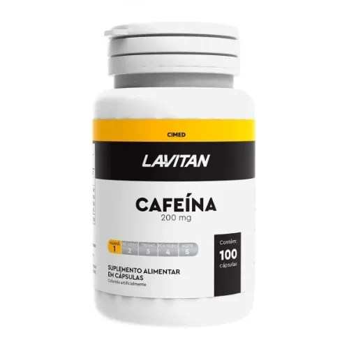 LAVITAN CAFEINA 200MG 100 CAPSULAS