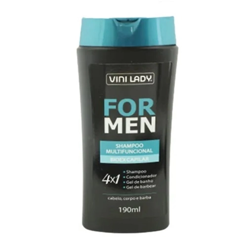 SHAMPOO VINI LADY FOR MEN 4X1 190ML