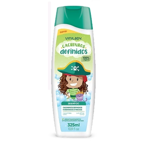 SHAMPOO VINI LADY KIDS CACHINHOS DEFINIDOS 330ML