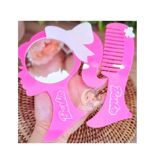 KIT PENTE E ESPELHO VINI LADY COLECAO BARBIE