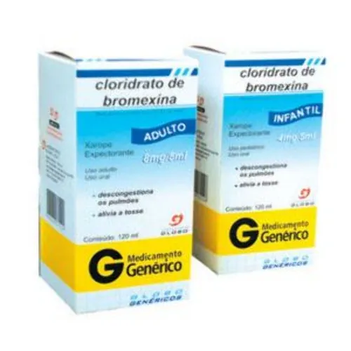 CLORIDRATO DE BROMEXINA 4MG/5ML XPE PED 120ML