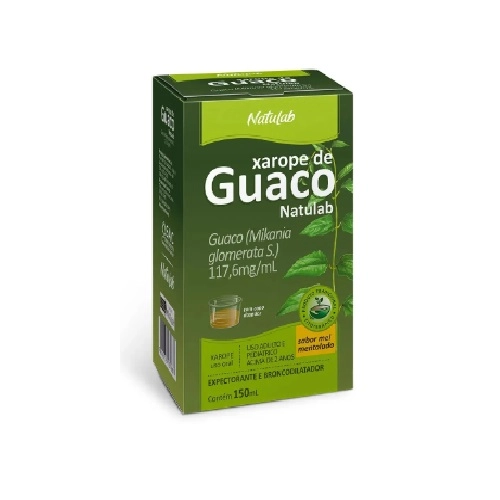 XAROPE DE GUACO NATULAB SABOR MEL MENTOLADO 150ML