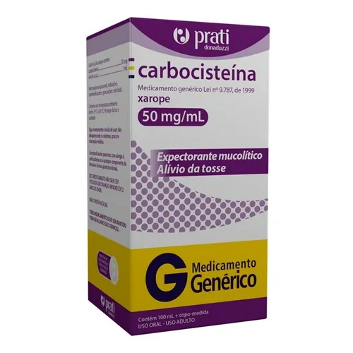 CARBOCISTEINA XAROPE ADULTO 100ML PRA