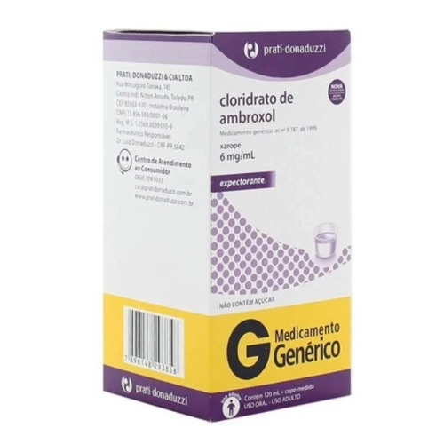 AMBROXOL XAROPE ADULTO 120ML PRATI