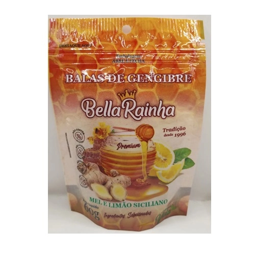 ABELHA RAINHA BALA GENGIBRE 75G