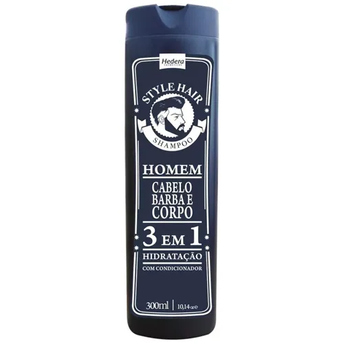 SHAMPOO HEDERA HOMEM 3 EM 1 300ML