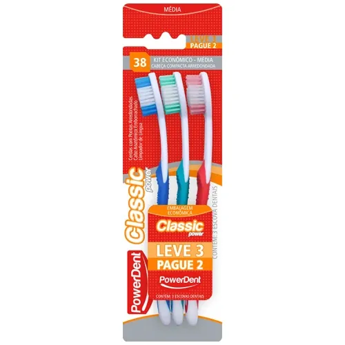 ESCOVA DENTAL POWERDENT CLASSIC MEDIA L3P2