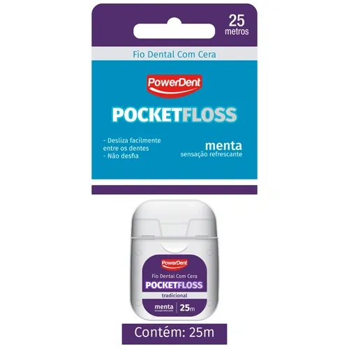 FITA DENTAL POWERDENT POCKET 25M MENTA