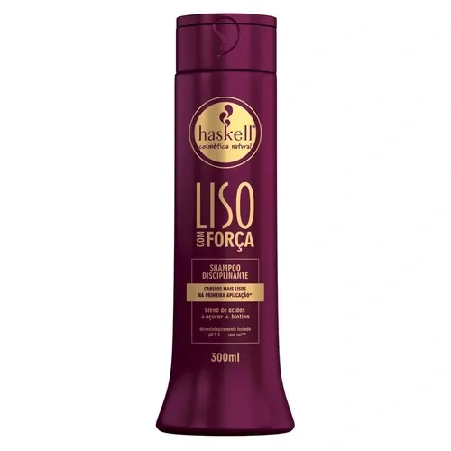 SHAMPOO HASKELL LISO COM FORCA 300ML