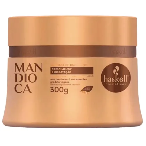 MASCARA CAPILAR HASKELL TRATAMENTO MANDIOCA 300G
