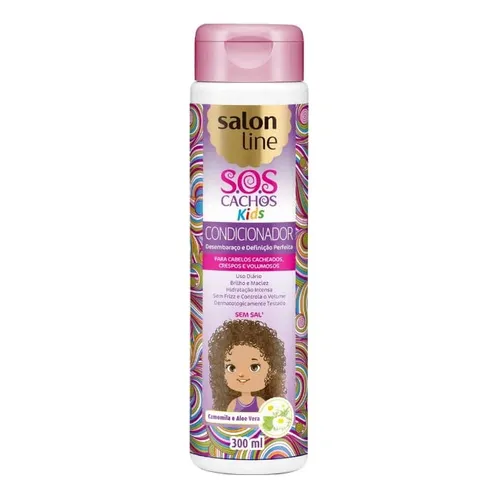CONDICIONADOR SALON LINE SOS KIDS 300ML