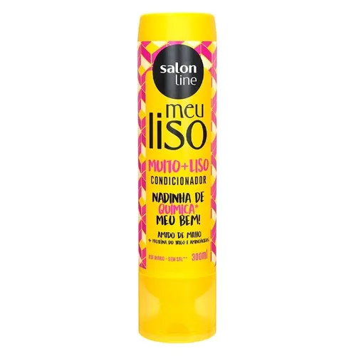 CONDICONADOR SALON LINE MEU LISO MUITO+LISO 300ML
