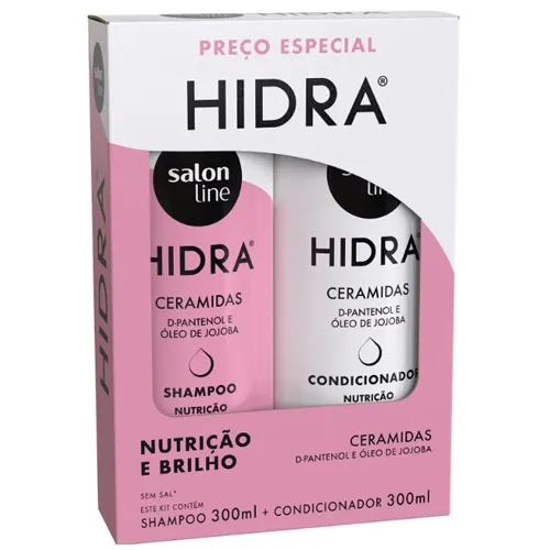KIT SALON LINE CERAMIDAS SHAMPOO 300ML+CONDICIONADOR 300ML